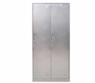 Prueba de acero inoxidable H1800 * W900 del moho del gabinete de exhibición de la medicina de la puerta doble * tamaño de D500mm