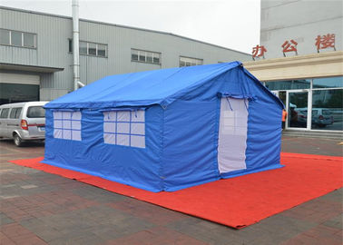 Color azul resistente ULTRAVIOLETA extendido del área de Sqm del ejército/de la tienda 30 de la emergencia del hospital