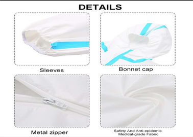 Color blanco resistente disponible modificado para requisitos particulares de agua del traje protector del tamaño