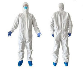 Protección disponible de una pieza Xs del virus de la prenda impermeable del traje protector - tamaño de Xxl