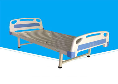 Cama de hospital plana comercial, cama de hospital ajustable revestida del polvo de acero